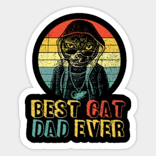 Best Cat Dad Ever Club 8 Sticker